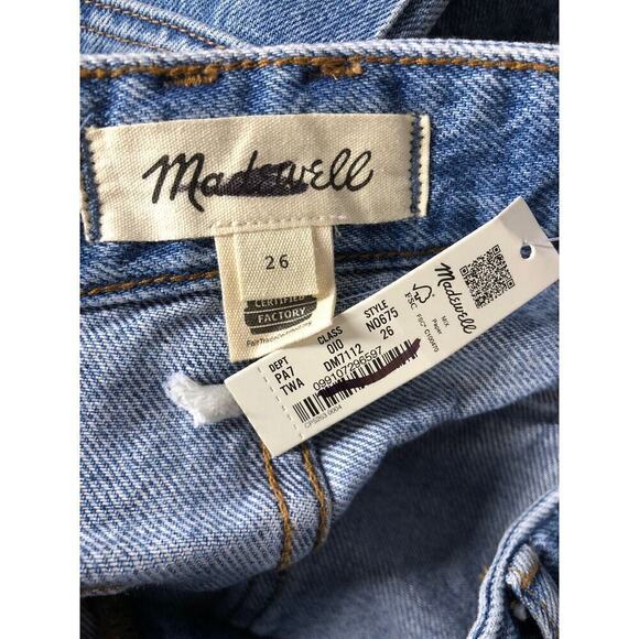 Madewell Baggy Cargo Jeans Baggy Zip-Off Edition Thetford Wash NWT Size 26 - Picture 9 of 13